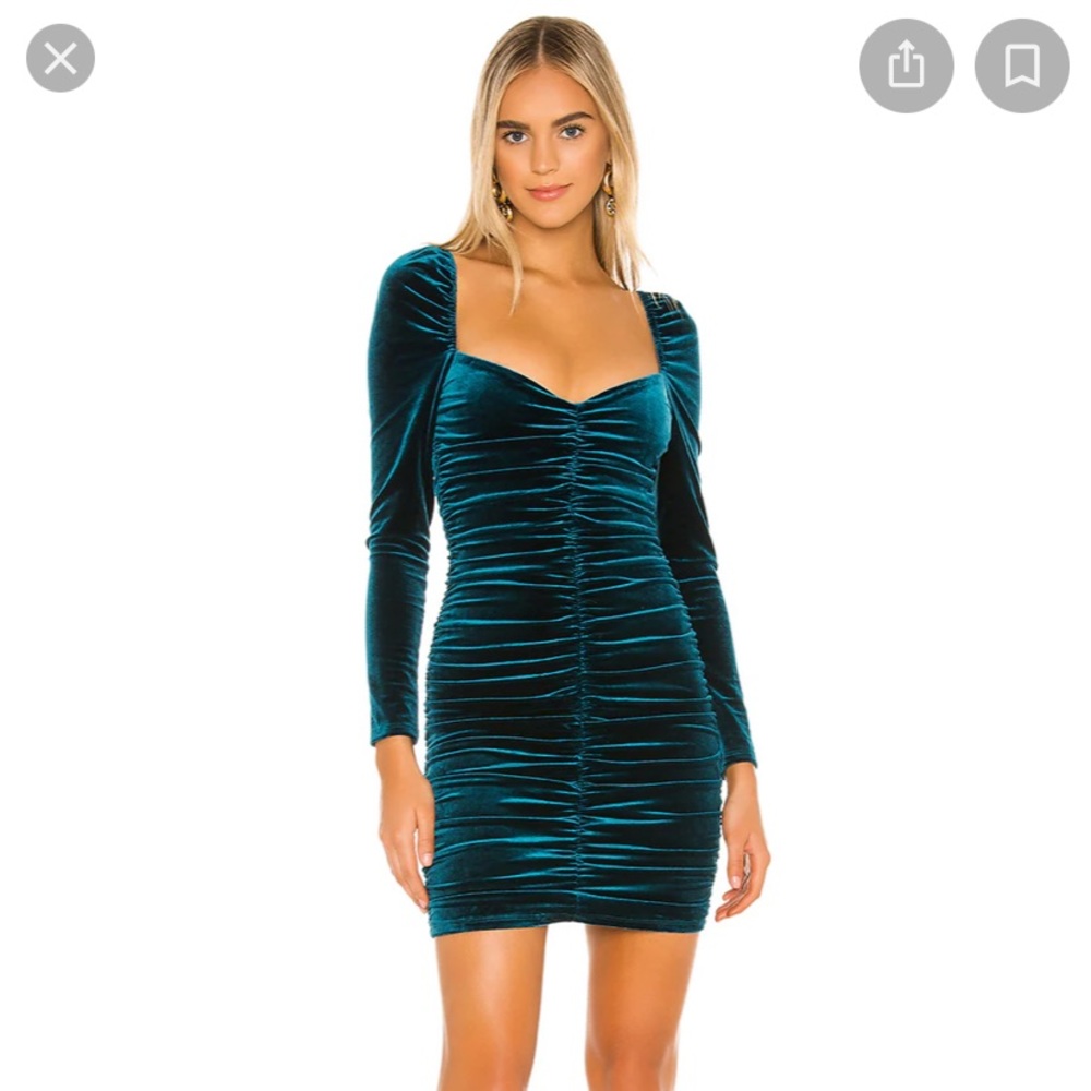 Lovers & Friends velvet mini dress